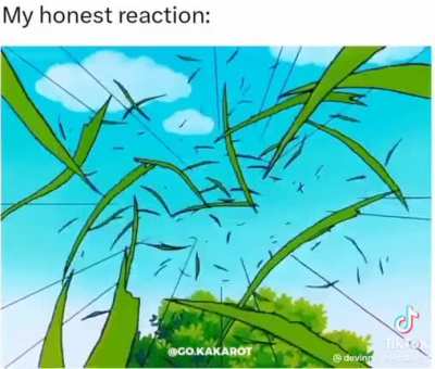 Vegeta touching grass look at how happy he is!