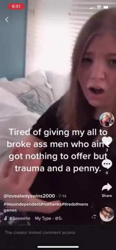Very cringe tik tok person