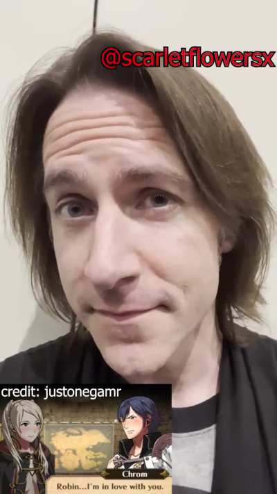 Matt Mercer saying "Robin... I'm in love with you."