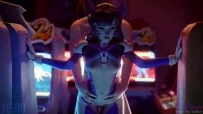 D.va Lost A Game In Arcade Porn (Yeero) [Overwatch]