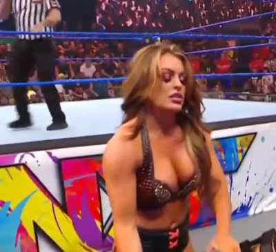 Mandy Rose Nip Slip