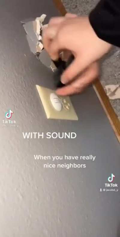 Good neighbors.