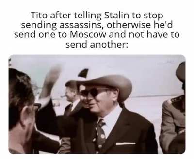 This ideology isn't big enough for the both of us, comrade