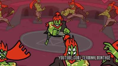 Which character is the equivalent of "Nah I'd win"?