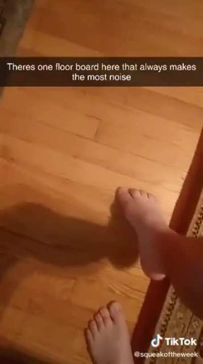 There&rsquo;s always that one squeaky floor board&hellip;