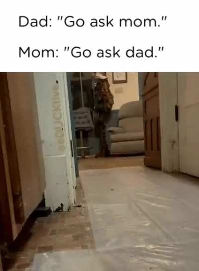 Ah, ye olde dad &amp;lt;--&amp;gt; mom game
