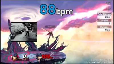 While making a guide for Ike's downtilt &amp;gt; Bair combo, I discovered something really cool.