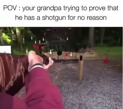 So&hellip; does he really have a shotgun?