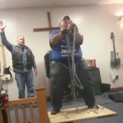 The power of the Lord was with him!!