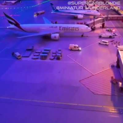 This is the largest miniature airport in the world, costing over £5 million and taking about 6 years to complete.