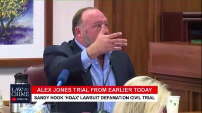 Alex Jones caught in a lie in court where he is being sued for $150 million for defaming Sandy Hook victim families