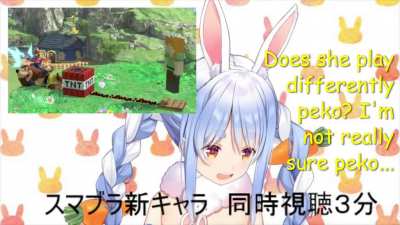 Pekora Reacts to Minecraft Steve (warning: &amp;gt;30% of the translation is likely wrong or misinterpreted on my end because I'm still a beginner at Japanese and still trying to learn the language; any corrections appreciated)