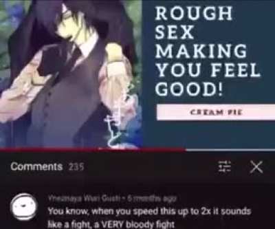 a VERY bloody fist fight