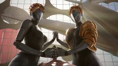 Ballerina bots Twins (FatCat17) [Atomic Heart]
