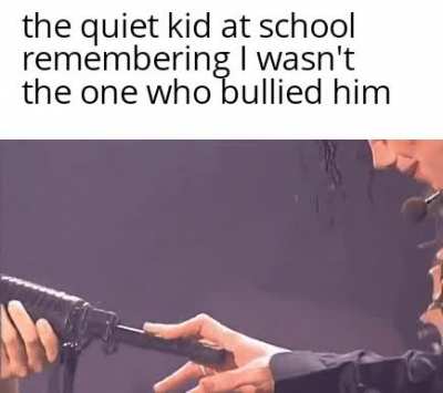 Your Bully is down the hall to the right