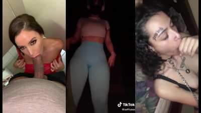 White gym thots worship BBC