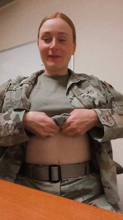 So glad my commander didn&rsquo;t walk in on me
