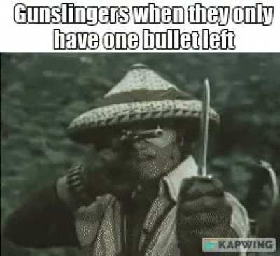 As long as you have ammo in your gun (or crossbow) you can do this 3 times every turn. It&rsquo;s a dumb idea but you could do it