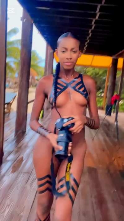 Black tape bikini @timeka._.adon 🎥ilyd<wbr>photo<wbr>graph<wbr>y