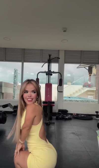 On my days off I come to the gym
