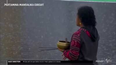 Fabio tries being a rain shaman