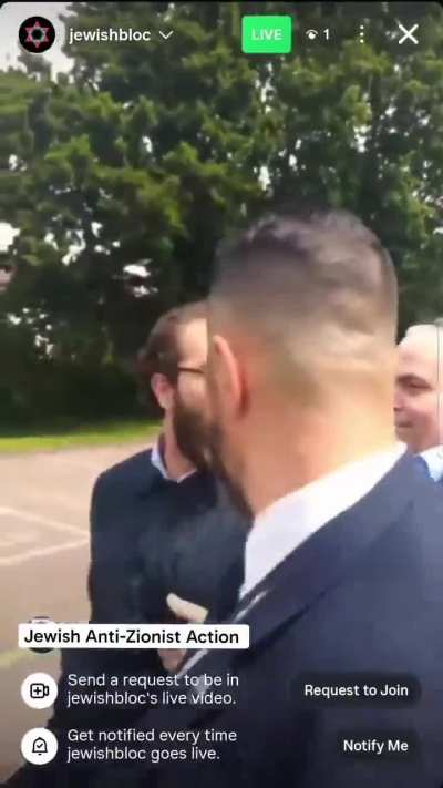 Jewish Anti-Zionist Action (JAZA) disrupted Israeli 'real estate' event selling stolen Palestinian land at the Edgware United Synagogue in the UK. Outside, police targeted anti-Zionists. Land in Kfar Eldad, Karnei Shomron & other illegal colonies in the P