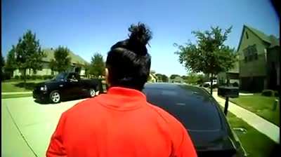 Man arrested for....doing exactly what he was told