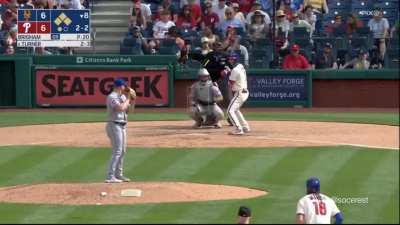 Brigham couldn't get used to the meter pitching