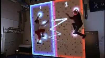 Rock climbing + ping pong