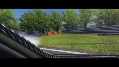 Racing in VR can be scary! ^ ^