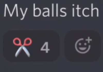My balls itch
