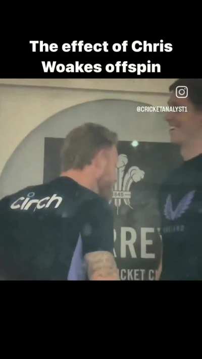 Chris Woakes off-spin &amp;amp; the impact 😂😂😂