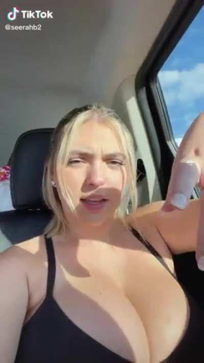 I swear those tits has doubled in size since last summer&hellip;.