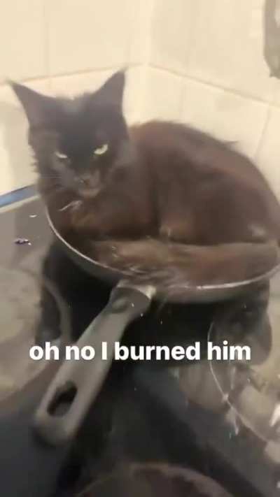 He will be forgotten on the stove insha'Allah 