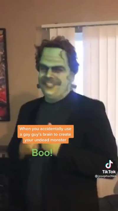 Ooo Frankie, you&rsquo;re so scary