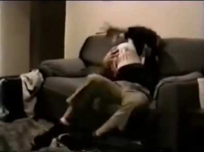 This is what happens to bucket-head when he doesn&rsquo;t have his guitar
