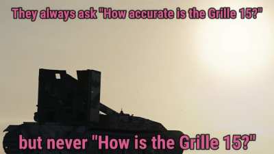 Grille 15 is sad.