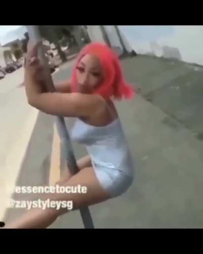 She dropped something