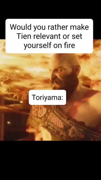 Toriyama when it comes to Tien