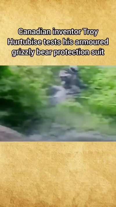 Testing a Grizzly Bear Protection Suit