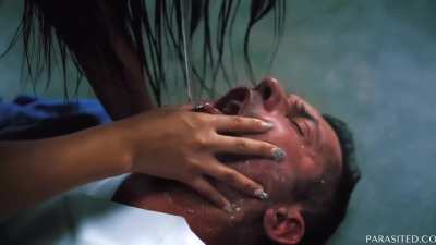 Mind-controlled woman fucks man! :3 (Parasited)