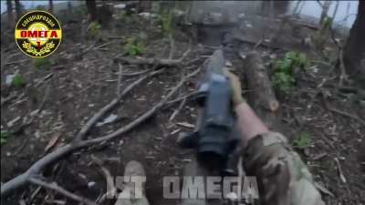 Ukrainian "Omega SOF" attack on Russian positions by Verbove, Zaporizhzhia Oblast. Likely March/April 2024