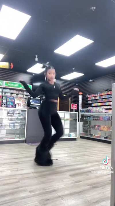 When she walk away