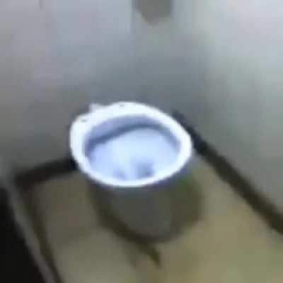 Toilet looked SUS