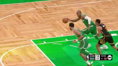 [Highlight] Al Horford says 'not in my house' to Poole with a rejection