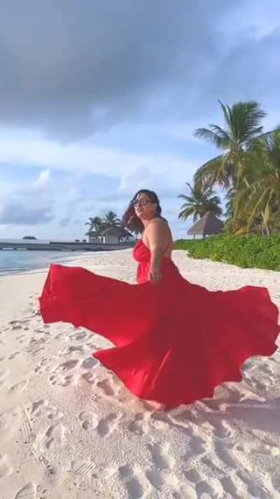 Thicc Raja Kumari in Red🔥