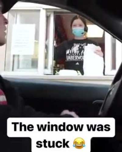 I would suggest opening the door would make more sense?