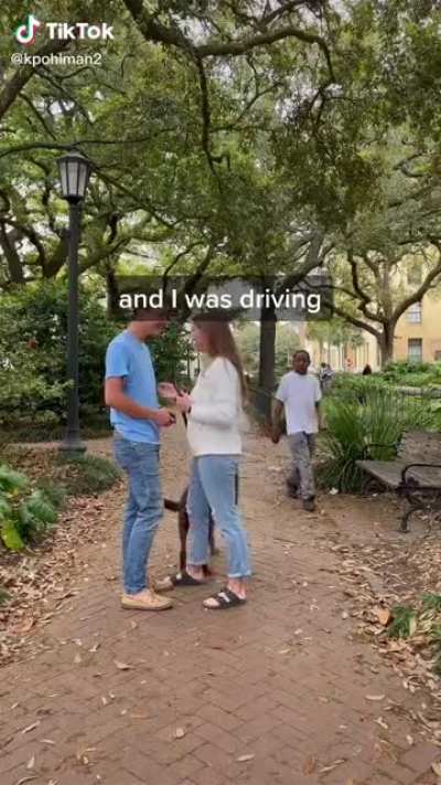 Man casually confesses to a hit-and-run during a marriage proposal