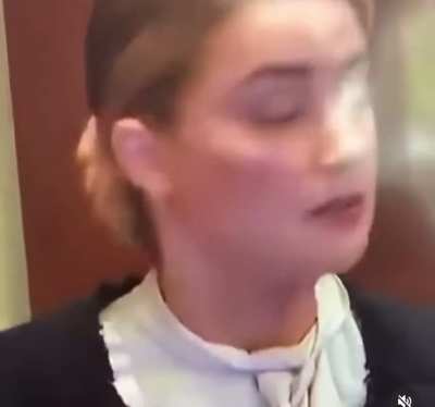 Did she just&hellip; snort something?