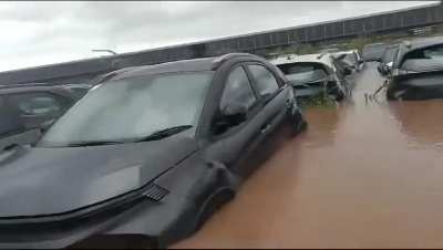 Scenes at jasper TATA stock yard, Vijaywada. Hope they don&rsquo;t make their way to the dealerships.